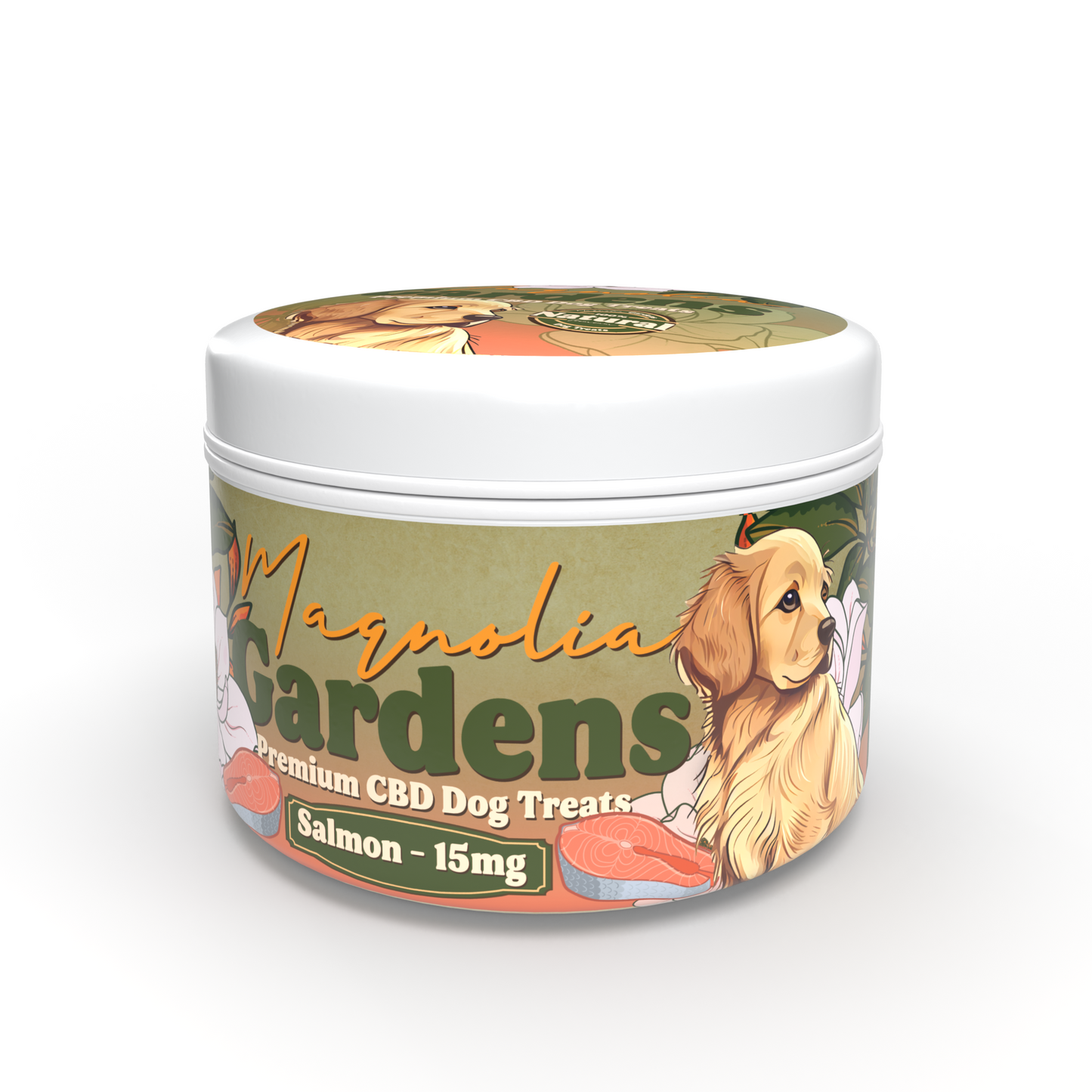 Magnolia Gardens - Premium CBD Dog Treats - Salmon Flavor